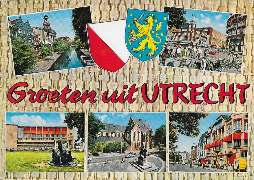 Utrecht gelopen ansichtkaart (a741), Verzamelen, Ophalen of Verzenden, 1980 tot heden, Gelopen, Utrecht