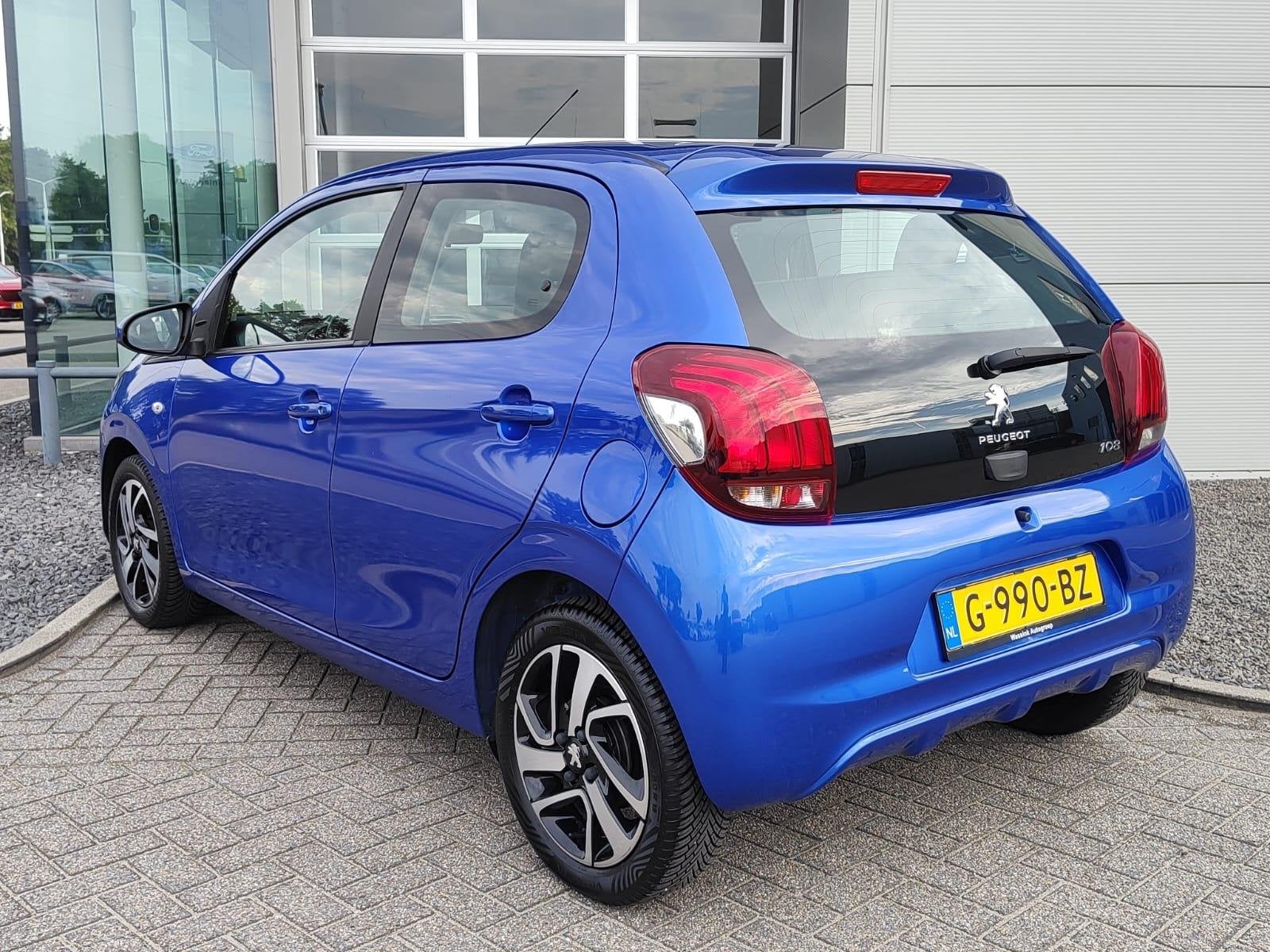 Peugeot 108 1.0 e-VTi Allure 59000km | Navigatie | LM Velgen, Voorwielaandrijving, Stof, Gebruikt, Origineel Nederlands