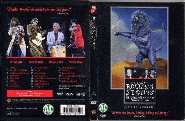 The Rolling Stones Bridges to Babylon '97-98 DVD, Alle leeftijden, Ophalen of Verzenden, Gebruikt, Muziek en Concerten