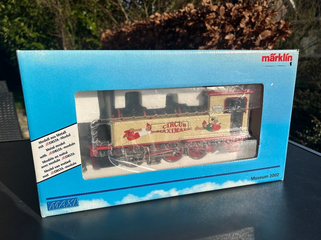 Marklin Spoor 1 54503 Museumlocomotief 2002 Circus Maximale, Wisselstroom, Locomotief, Nieuw, Ophalen of Verzenden