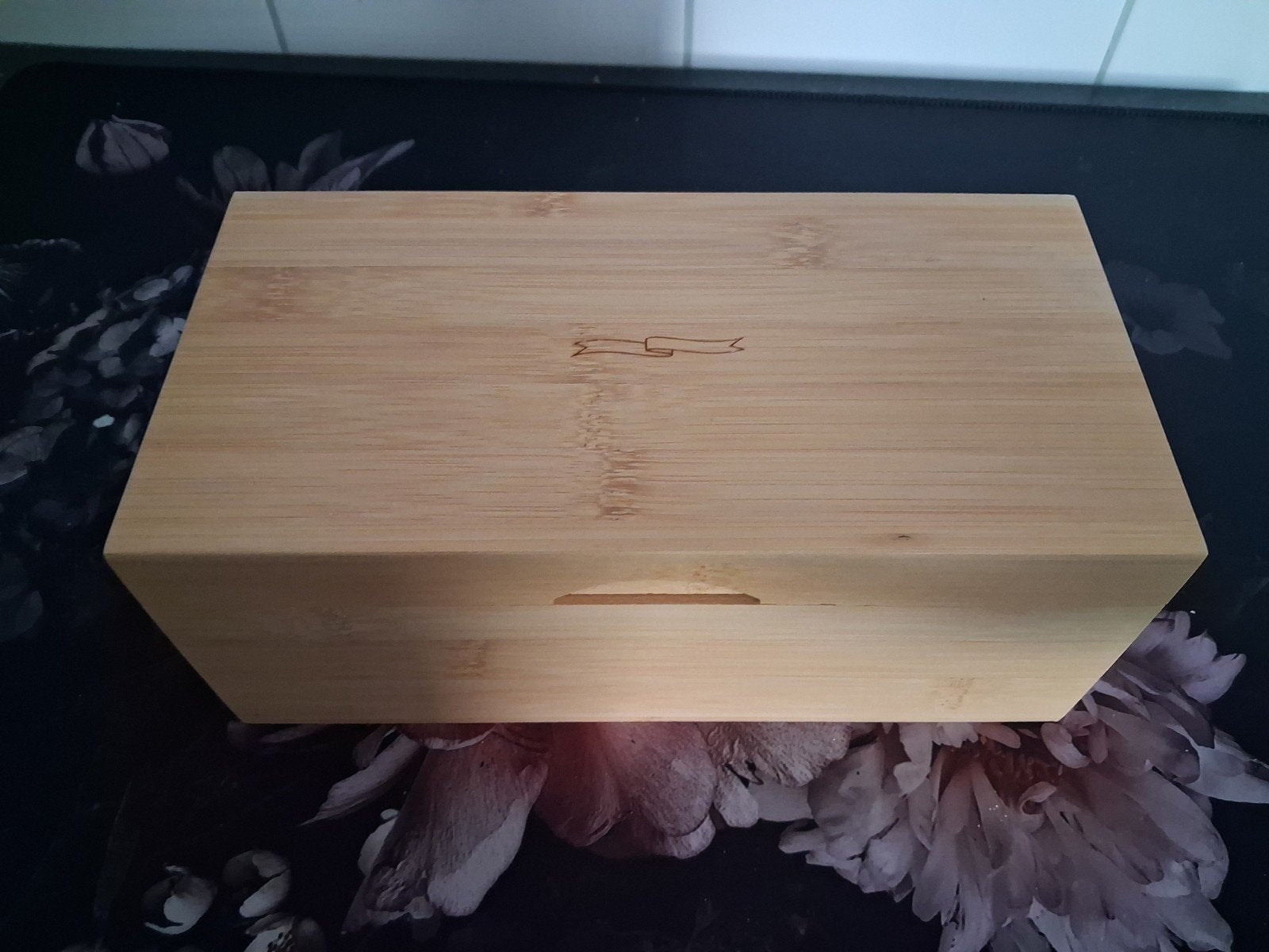 Houten theedoos gevuld met thee 6 vakken, Ophalen of Verzenden