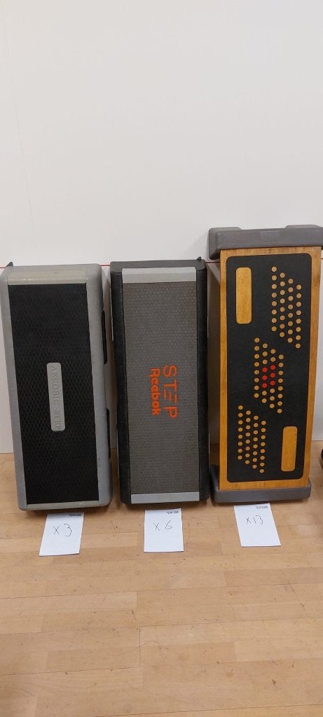 Aerobic Steps (22 stuks - prijs per stuk of alles in 1), Ophalen, Gebruikt, Buik, Stepbank