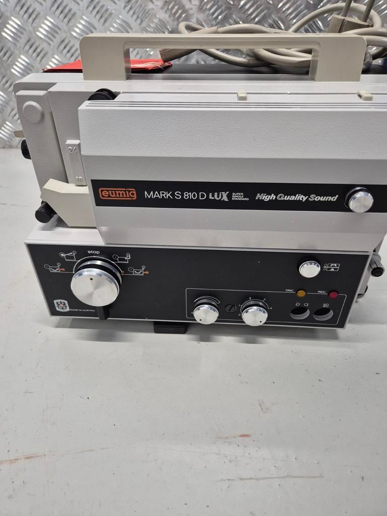 Eumig Mark S810 D Lux super en single 8, Ophalen of Verzenden