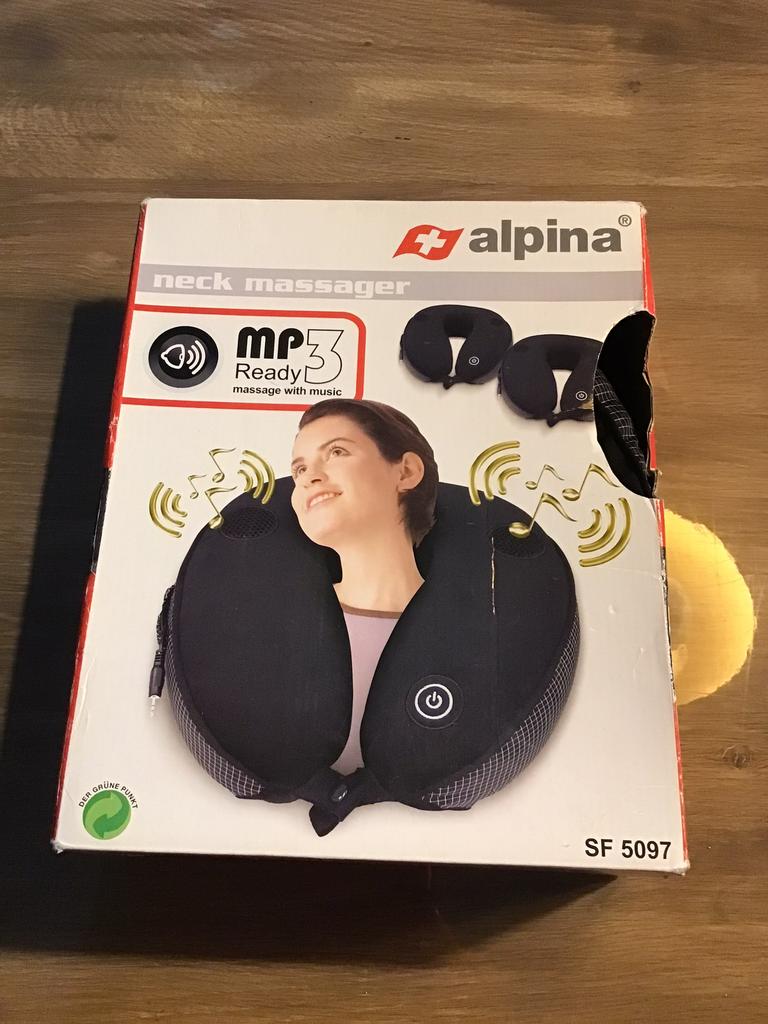 Alpina Neck Massager, Ophalen of Verzenden, Nieuw, Massagestoel of Kussen