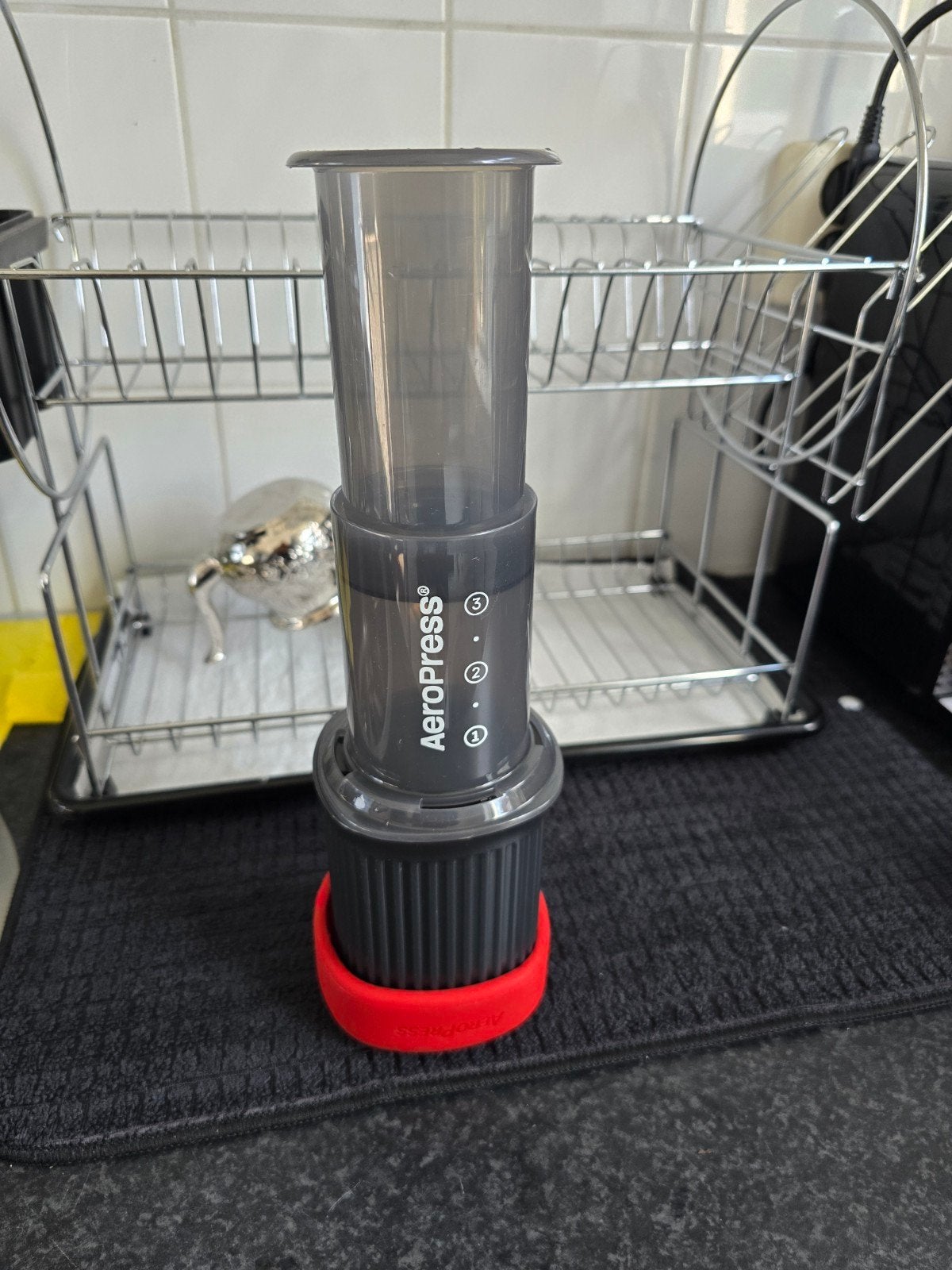Aeropress Go koffiemaker - Zo goed als nieuw, Overige modellen, Gemalen koffie, Ophalen of Verzenden, Zo goed als nieuw