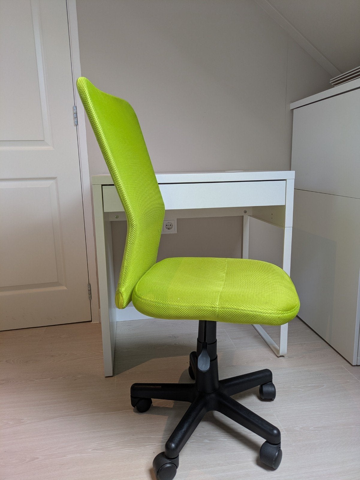 Groene bureaustoel voor kinderen/tieners, Huis en Inrichting, Ophalen, Gebruikt, Bureaustoel, Groen