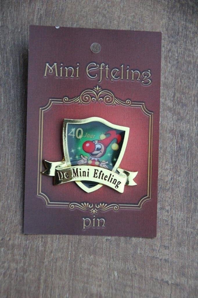 efteling pin  mini Efteling 40 jaar, Ophalen of Verzenden, Zo goed als nieuw, Button of Speldje