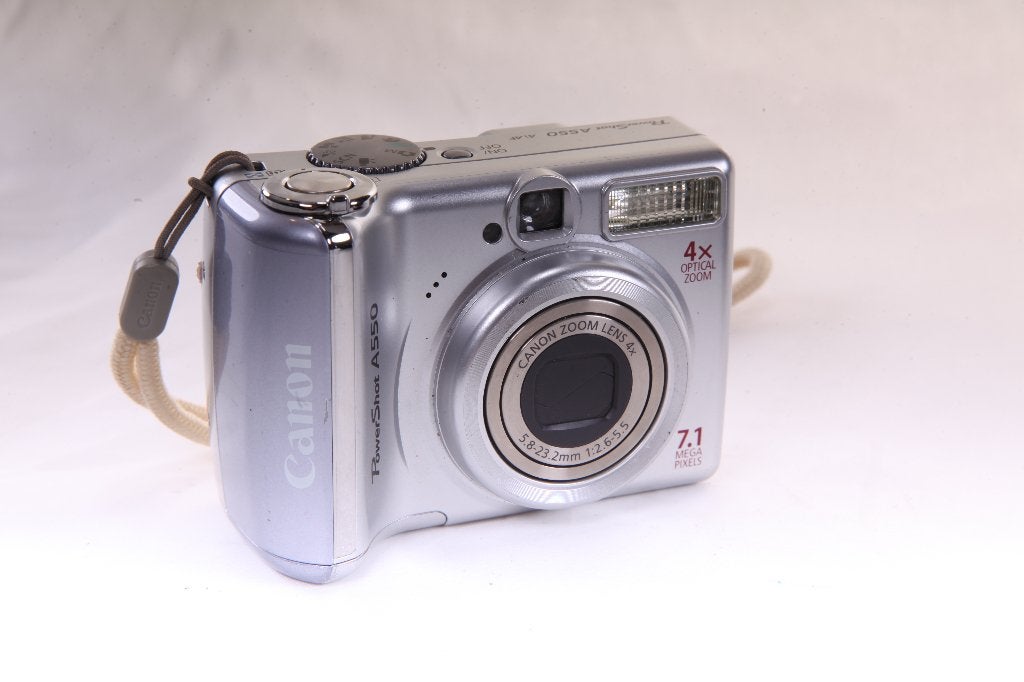 Canon PowerShot A550 7,1 MP 4x Zoom, Audio, Tv en Foto, Fotocamera's Digitaal, Canon, Ophalen of Verzenden, Zo goed als nieuw