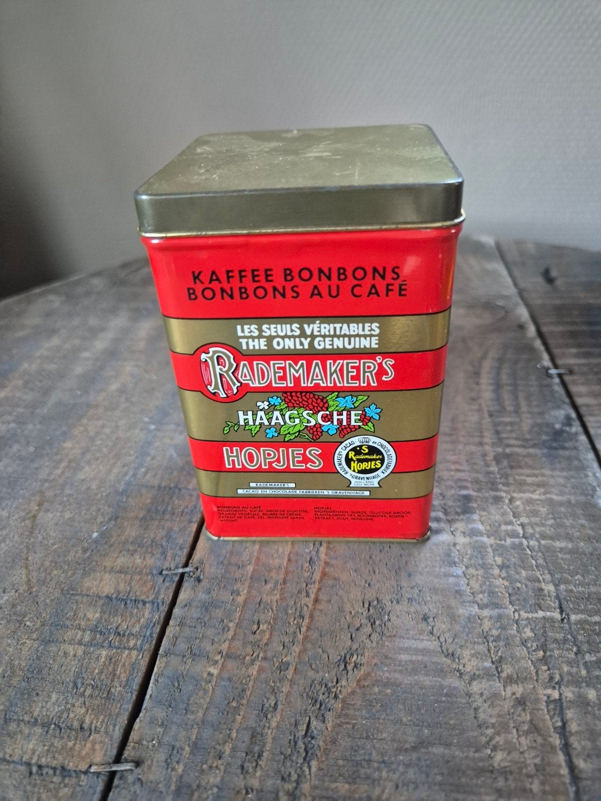 rademaker's haagsche hopjes blik, Ophalen of Verzenden, Gebruikt, Overige