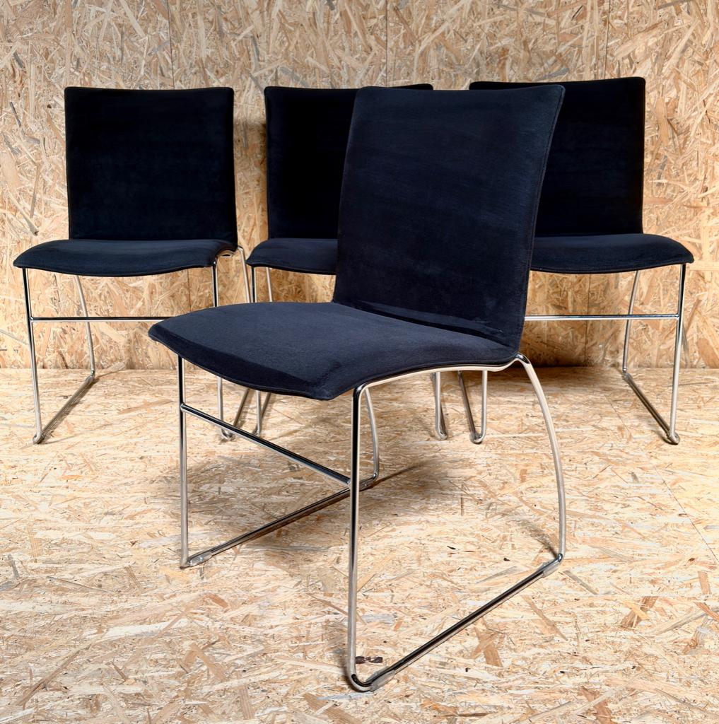 Set van 4 x stoel Pendant van PASTOE by Leolux, Ophalen, Gebruikt, Overige materialen, Vier