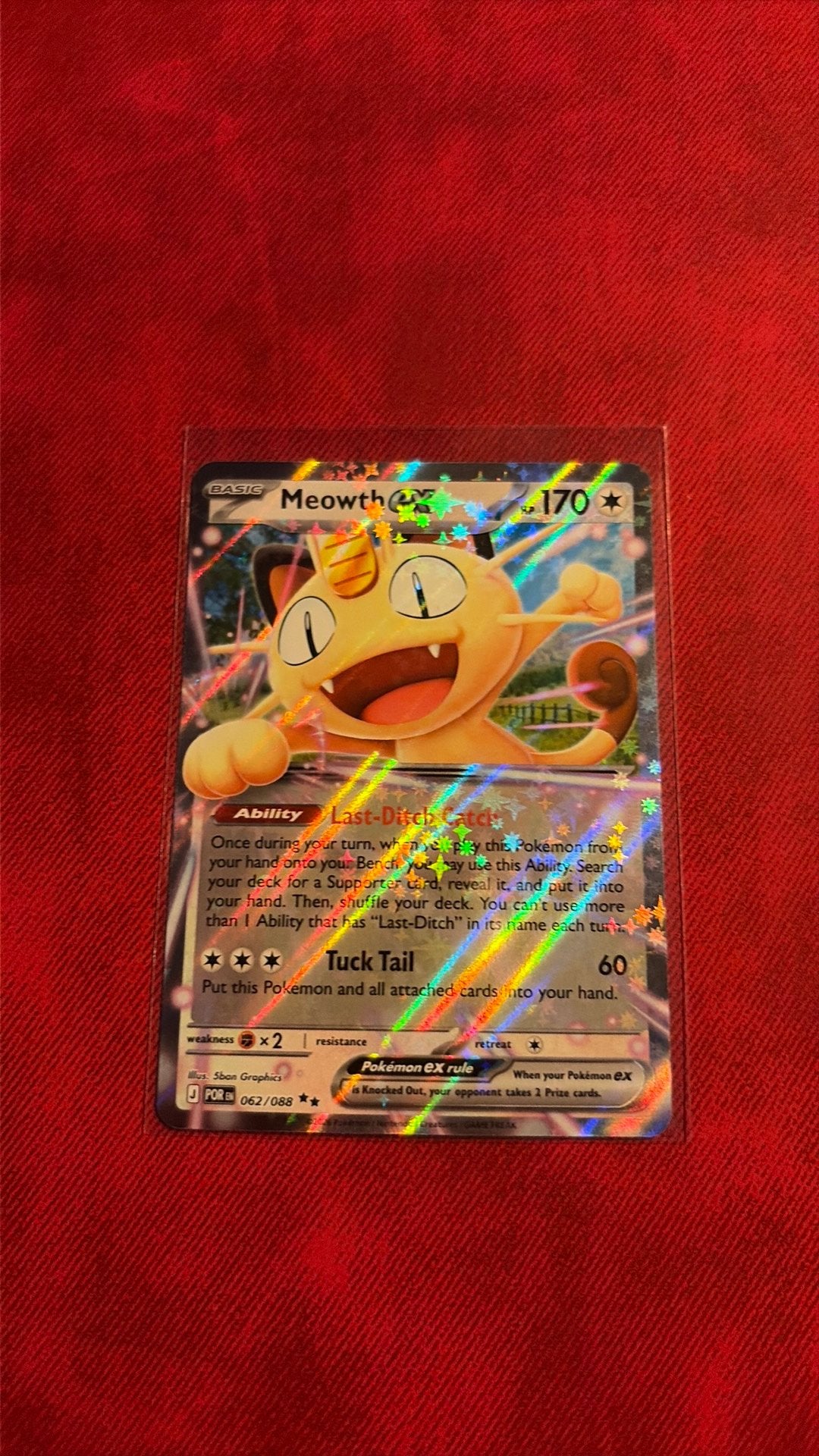 Meowth ex (POR 062), Ophalen of Verzenden