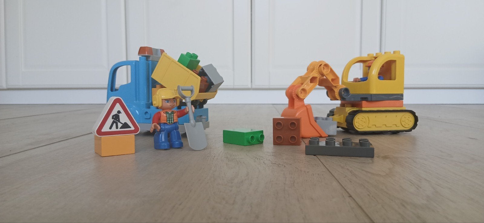 Leuke Duplo bouwplaats set, Ophalen of Verzenden, Zo goed als nieuw, Duplo