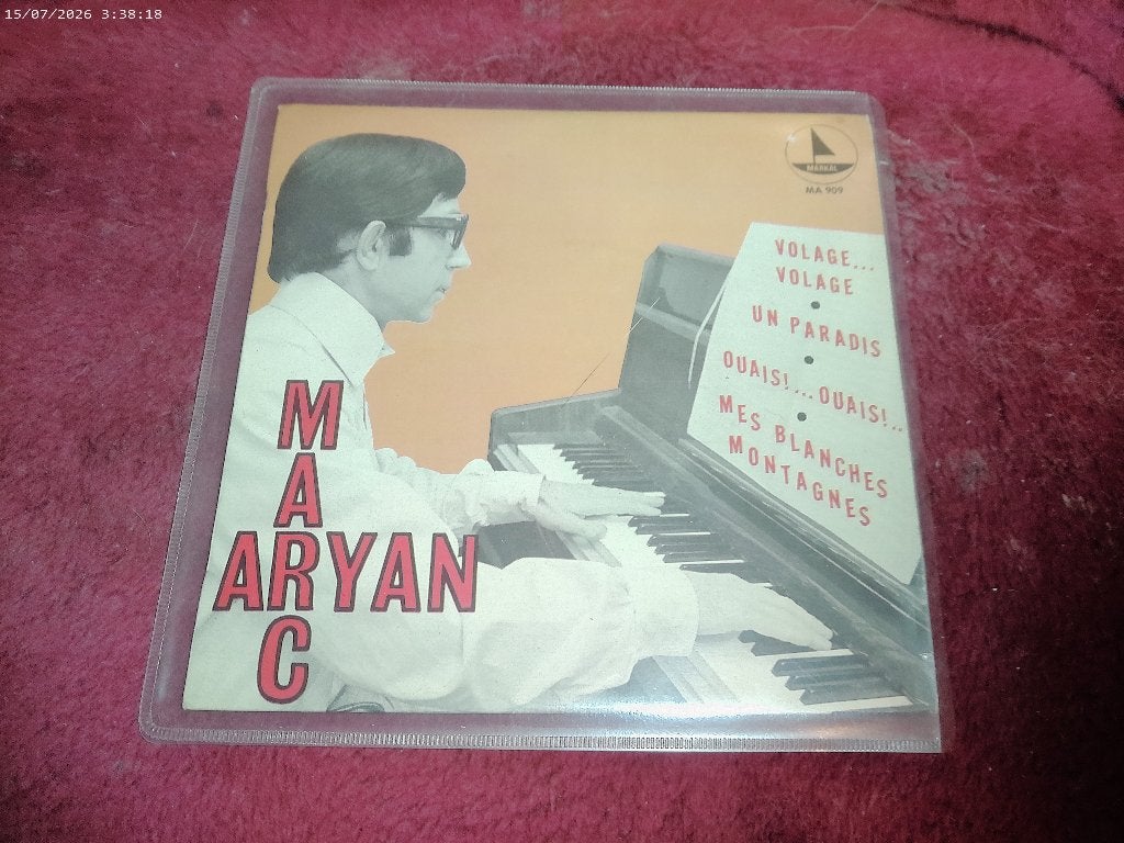 Marc Aryan - EP Volage, Cd's en Dvd's, 7 inch, Ophalen of Verzenden, Pop, EP
