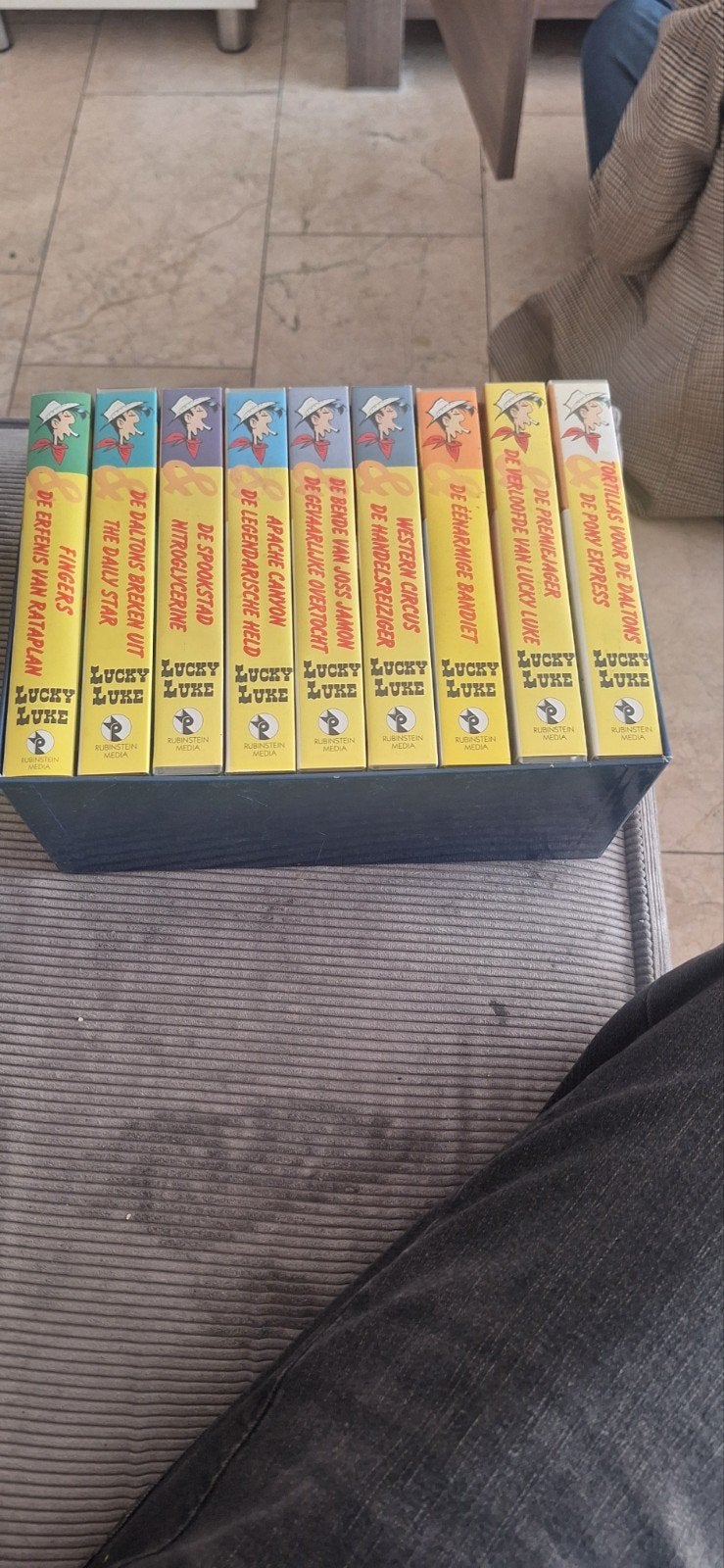 Complete serie Lucky Luke Viddeo banden ( Nieuw geseald), Alle leeftijden, Ophalen of Verzenden, Zo goed als nieuw