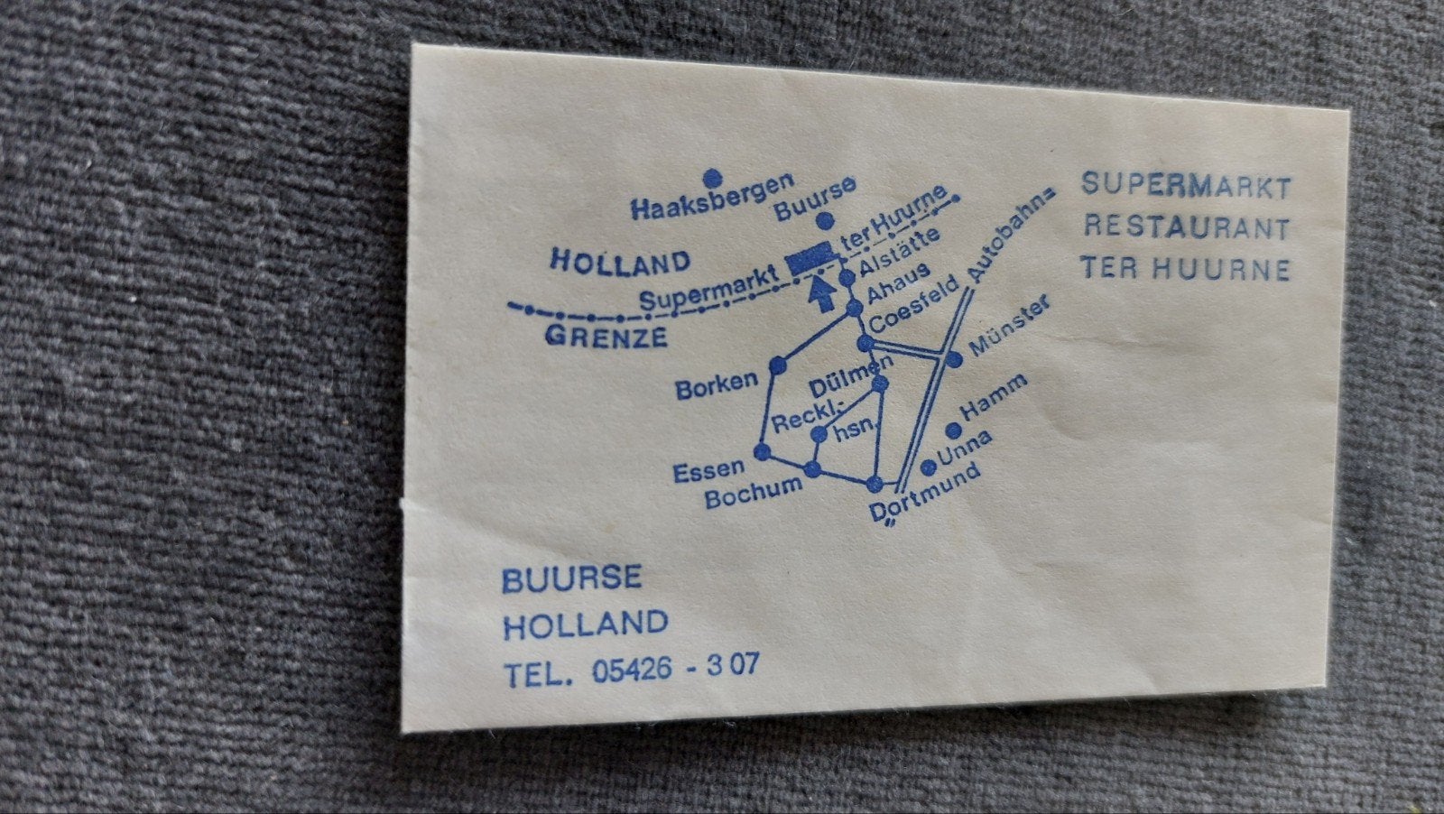 Buurse, Supermarkt, restaurant Ter Huurne, Verzenden, Nederland