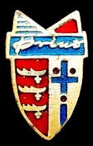 N.S.U. prinz speld- kleine letters- emaille, Verzenden, Nieuw, Transport, Speldje of Pin