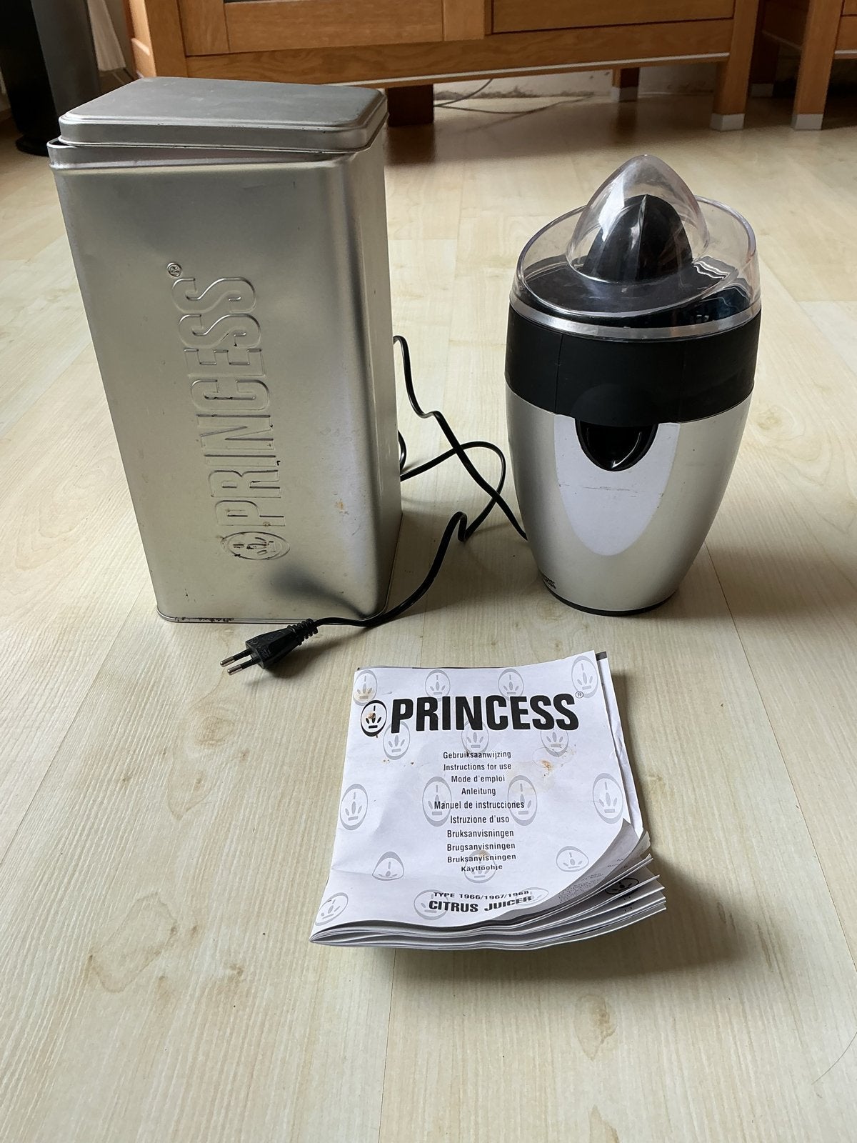 Princess Citrus Juicer met opbergblik, Ophalen of Verzenden, Gebruikt