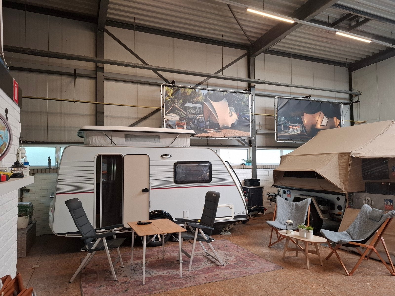 Kip Kompakt 2014 super compleet, Mover, AL-KO UP4, Caravans en Kamperen, Rondzit, Kip, Tot en met 2, Voortentlamp