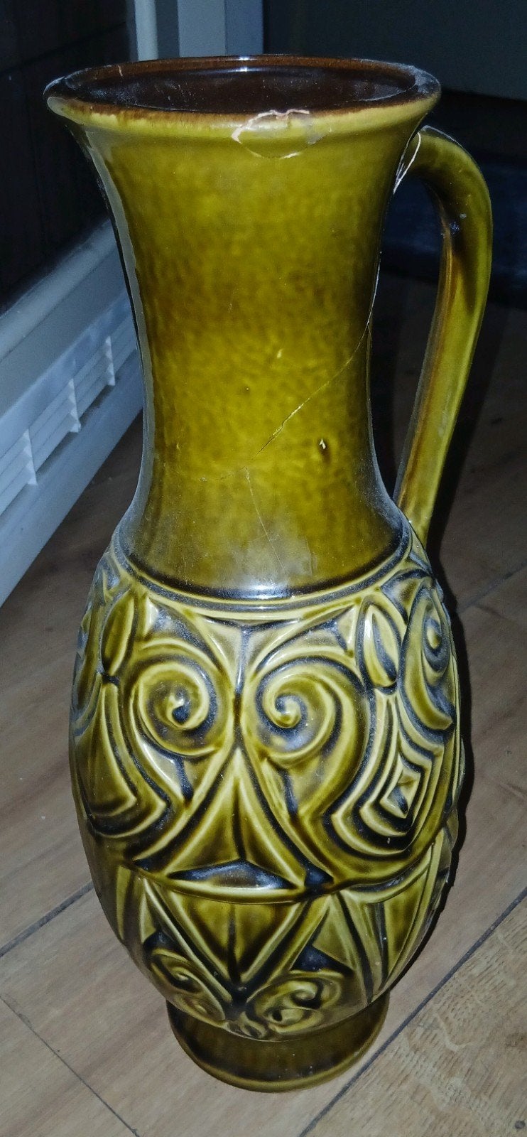 Vintage West-Duitsland Keramische Carstens Vaas/Kruik, Antiek en Kunst, Ophalen
