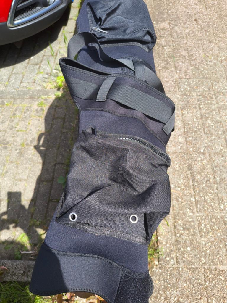 Nieuwe neopreen overbroek met zakken voor duikpak, Watersport en Boten, Ophalen of Verzenden