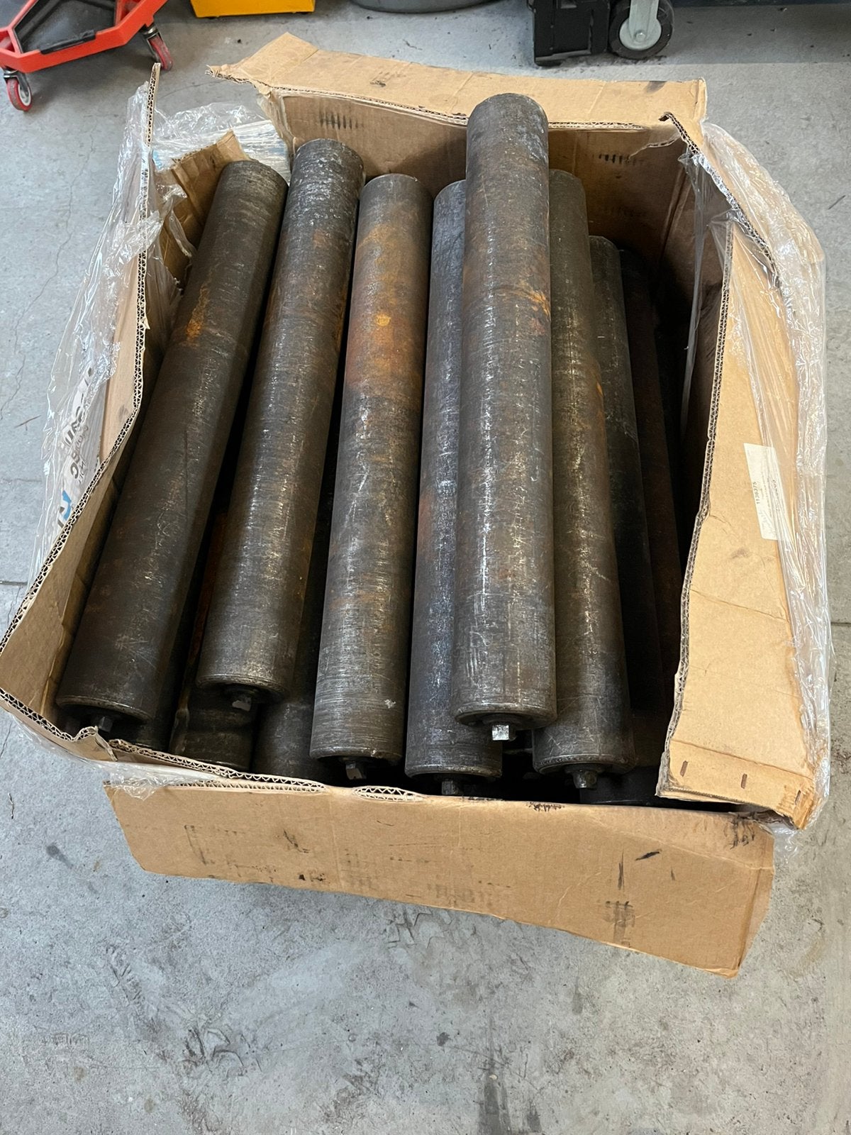 Stalen rollers, Ophalen of Verzenden, Zo goed als nieuw, Minder dan 2 meter, 80 mm of meer