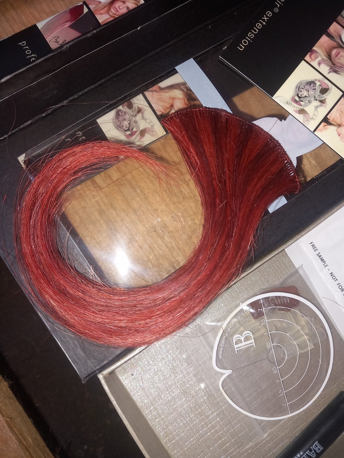 Balmain Clip in Extensions 15cm 3 stuks in doosje 100% human, Ophalen of Verzenden, Nieuw, Pruik of Haarverlenging