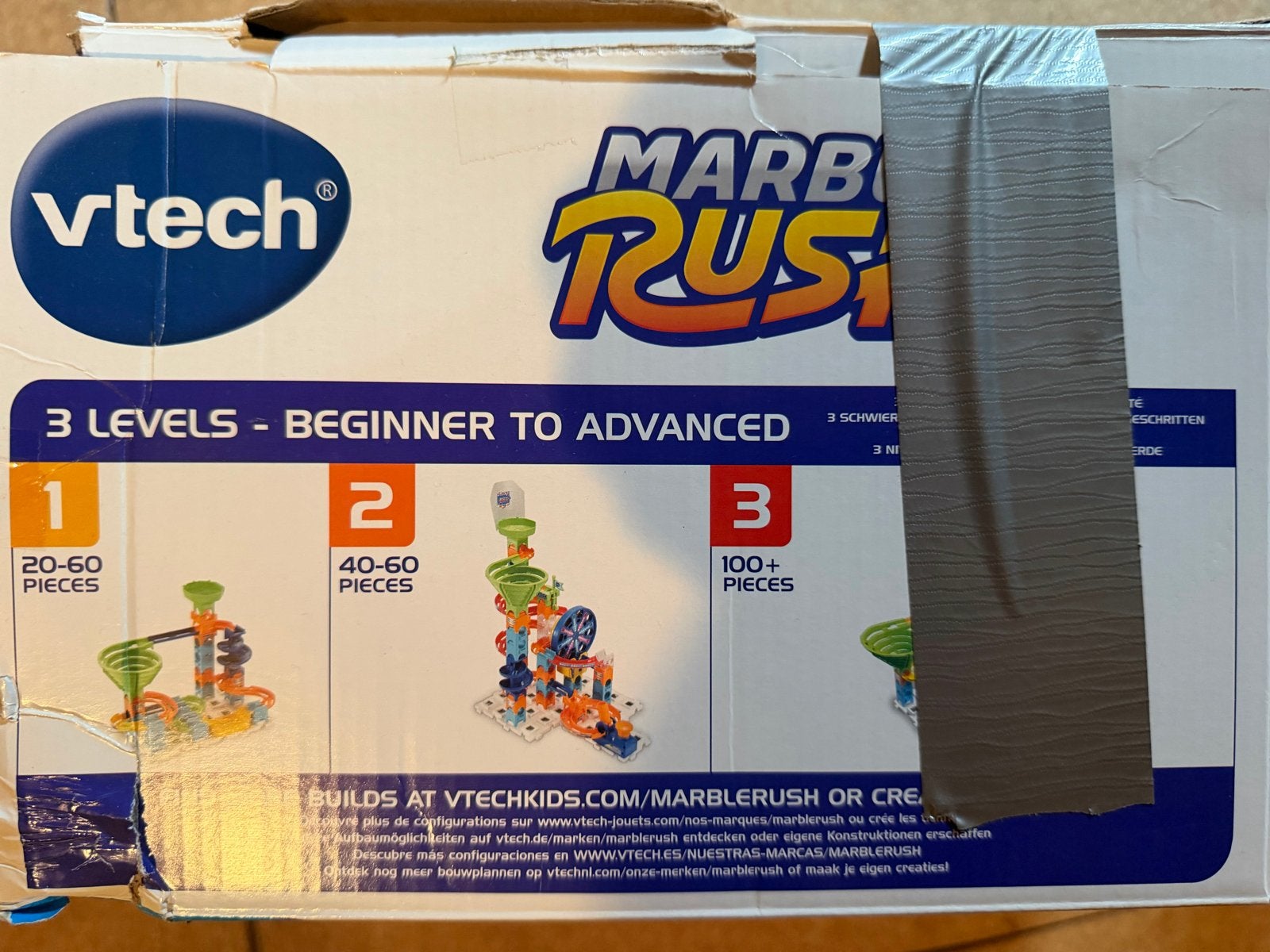 VTech Marble Rush Ultimate Set knikkerbaan Electronic XL100e, Ophalen, Zo goed als nieuw, 4 tot 6 jaar