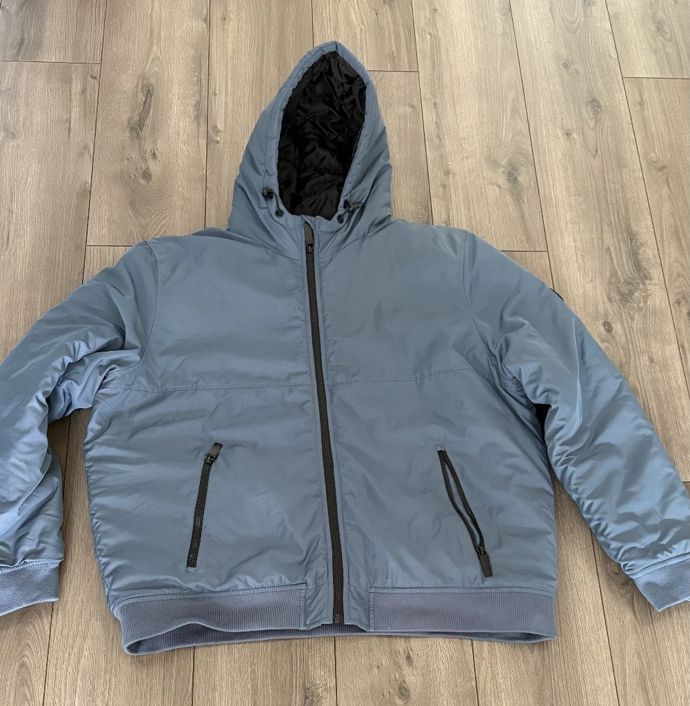 Als nieuw mooie warme heren jas xxl, Blauw, Portonova, Overige maten, Ophalen of Verzenden