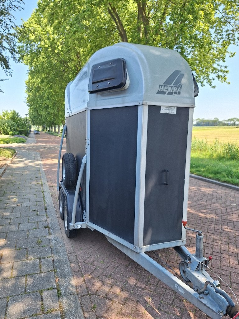 Paardentrailer Henra1;5 paard 2010 aluminium bodem, Auto diversen, Aanhangers en Bagagewagens, Ophalen, Gebruikt