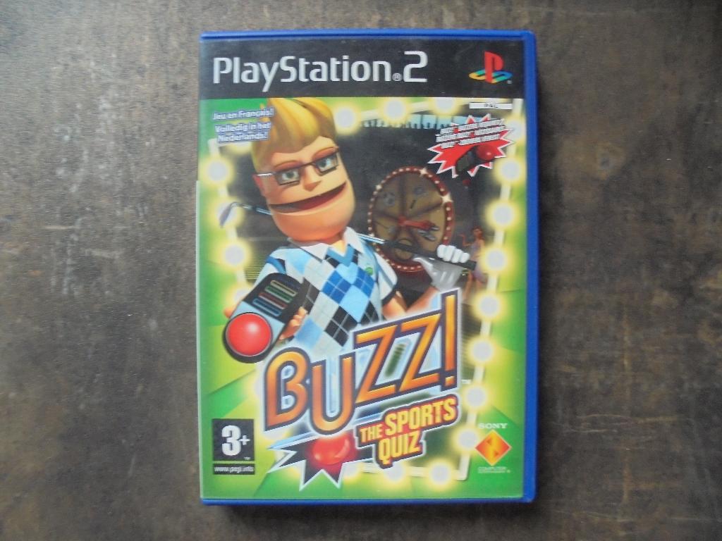 Buzz The Sports Quiz voor PS2 (zie foto's) IV, Puzzel en Educatief, Gebruikt, Ophalen of Verzenden, 3 spelers of meer