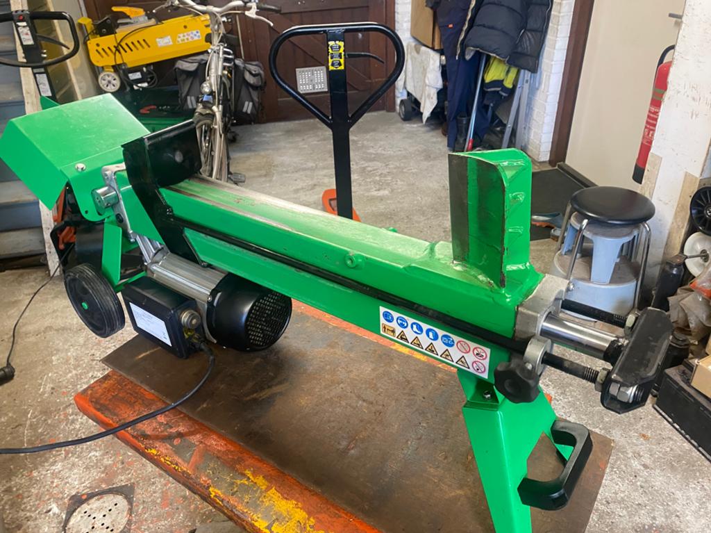 Houtklover 7 ton, Tuin en Terras, Kloofmachines, Ophalen, Gebruikt, Elektrisch, Liggend