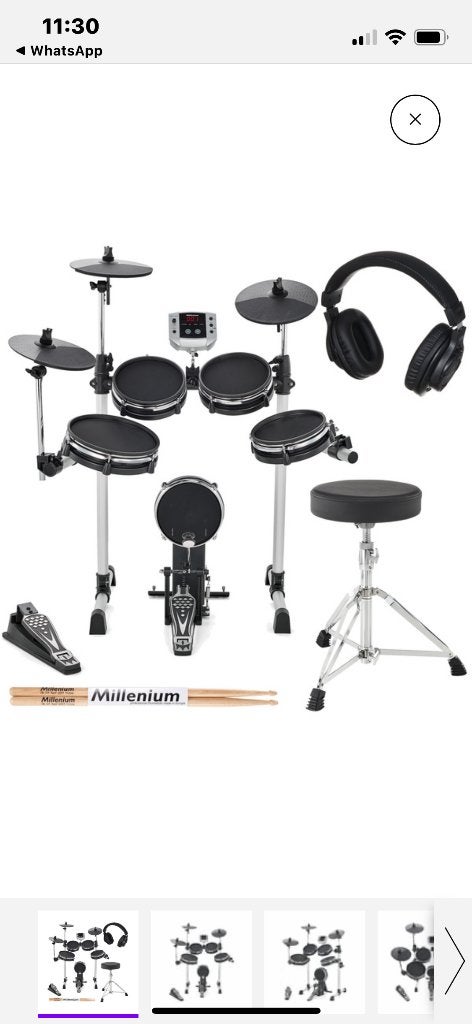 Drumstel millenium MPS-150X, Muziek en Instrumenten, Ophalen, Gebruikt, Overige merken
