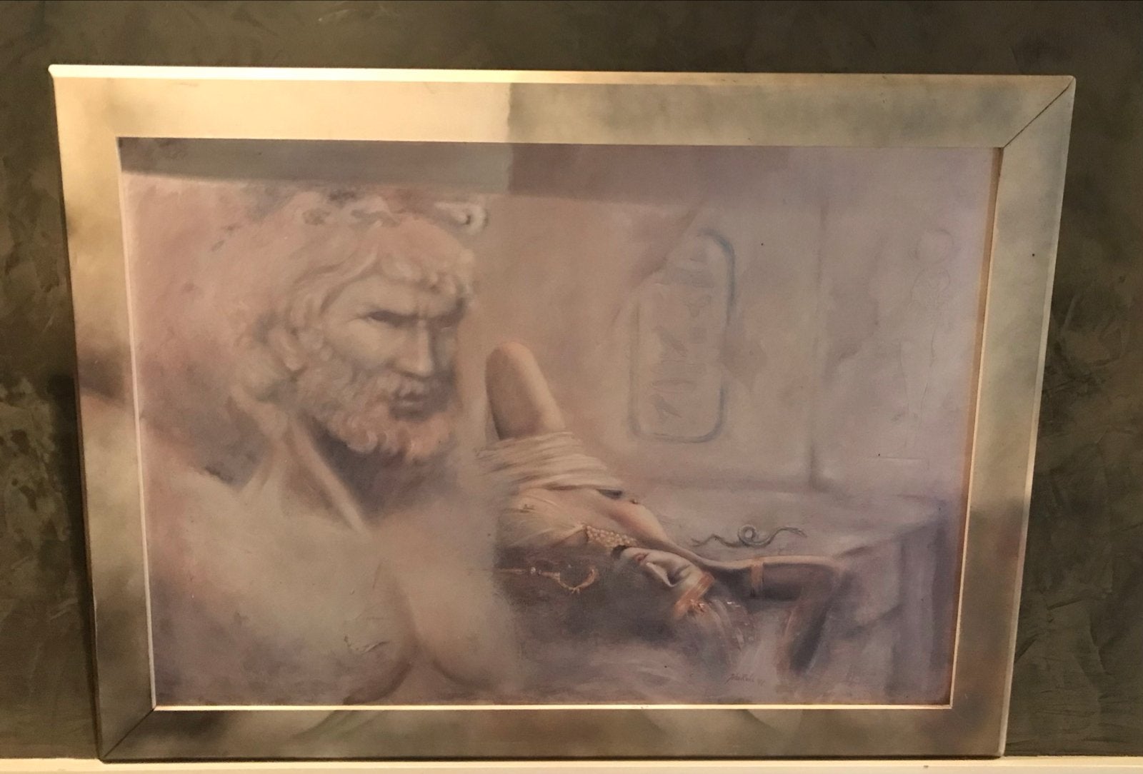 Uniek schilderij van John Roks - 1997 - Mythologisch, Ophalen, Gedateerd, Doek, Portret of Personen