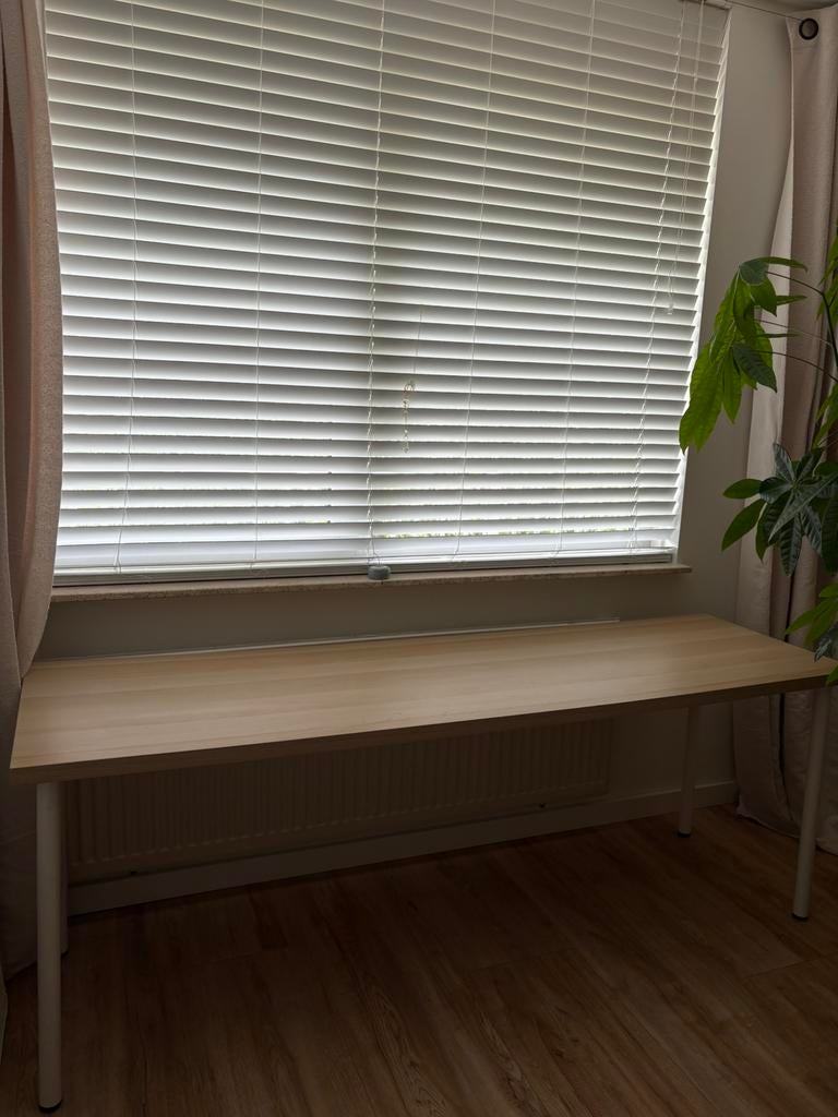 Bureau 2 m lang, 60 cm diep, Huis en Inrichting, Bureaus, Ophalen, Zo goed als nieuw