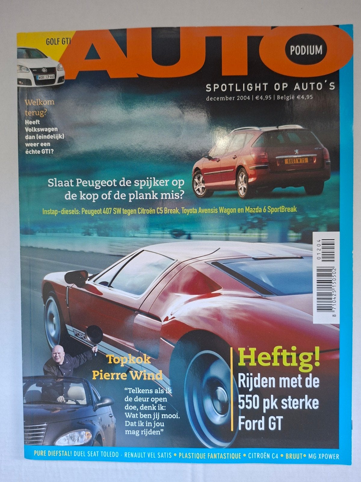 Auto Podium Magazine - December 2004 - Ford GT & GTI, Ophalen of Verzenden, Zo goed als nieuw