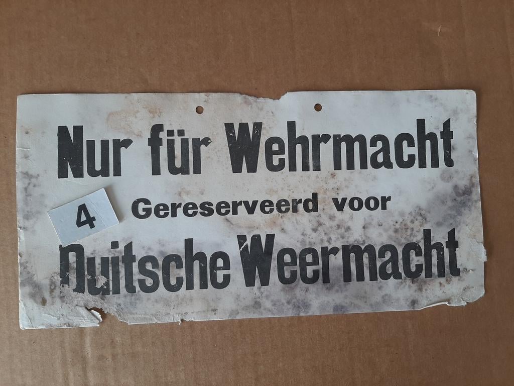 Nur für Wehrmacht   Reserveringsbiljet  Verzet, Verzamelen, Ophalen of Verzenden, Landmacht, Duitsland, Boek of Tijdschrift
