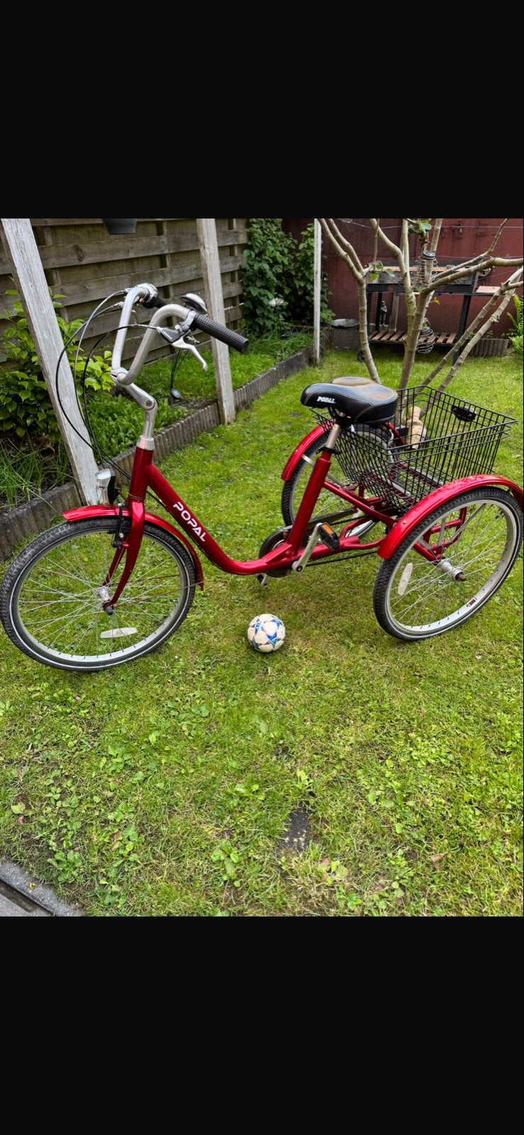 Popal Driewielfiets – Zeer nette staat – Stabiel, Fietsen en Brommers, Ophalen of Verzenden, Gebruikt, Velgrem