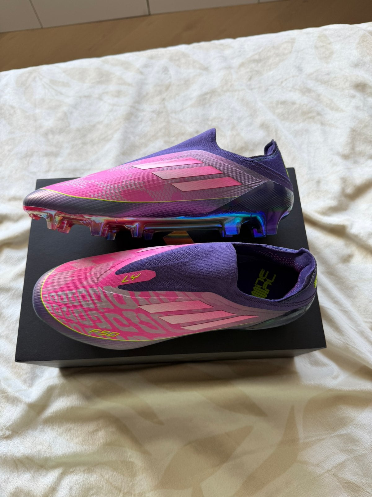 F50 Elite Lamine Yamal voetbalschoenen, Sport en Fitness, Maat XS of kleiner, Schoenen, Nieuw, Ophalen of Verzenden