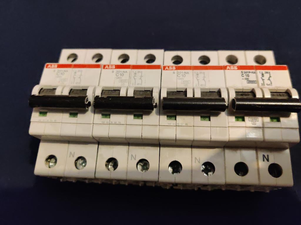 ABB Installatieautomaat S201-NA C10 2CDS251001R0104, Ophalen of Verzenden, Nieuw