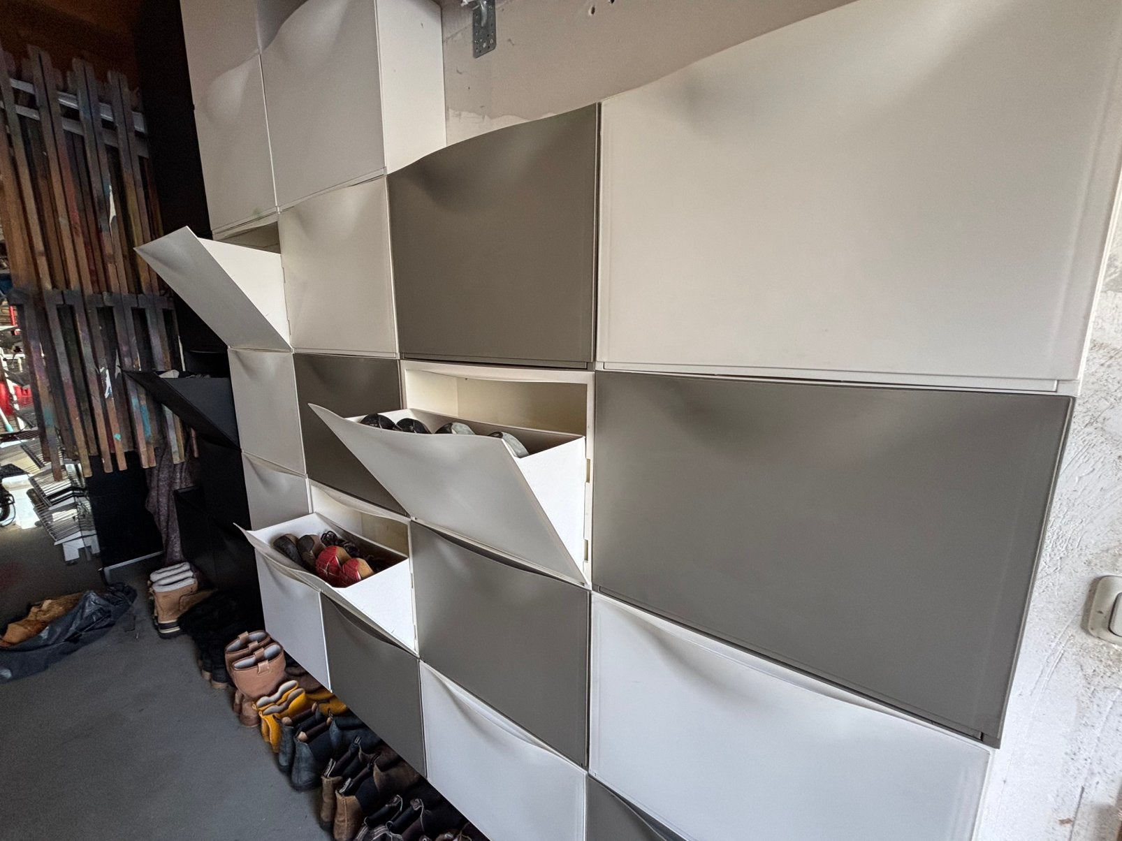 IKEA TRONES 6 x schoenenkasten / wandopbergers, Ophalen, Gebruikt