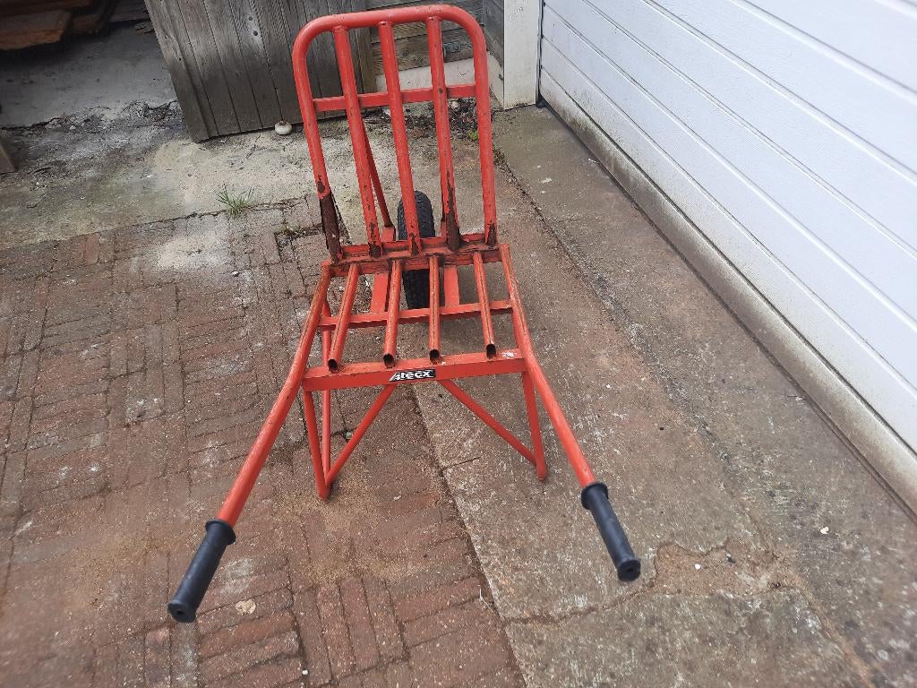 kruiwagen, stenen-transportkar (steenkruiwagen), Tuin en Terras, Ophalen, Gebruikt, 4teck, Eenwielig