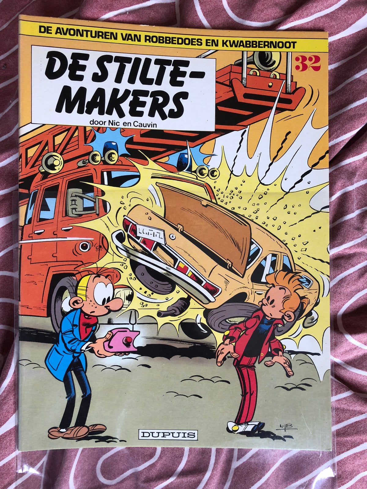 Nic / Cauvin - Robbedoes 32 eerste druk 1984, Boeken, Eén stripboek, Ophalen of Verzenden, Zo goed als nieuw
