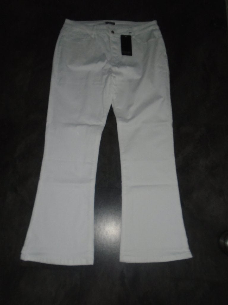 Nieuwe witte Norah Wijde broek Spijkerbroek maat 48 Stretch, Verzenden, Wit, Nieuw, Norah