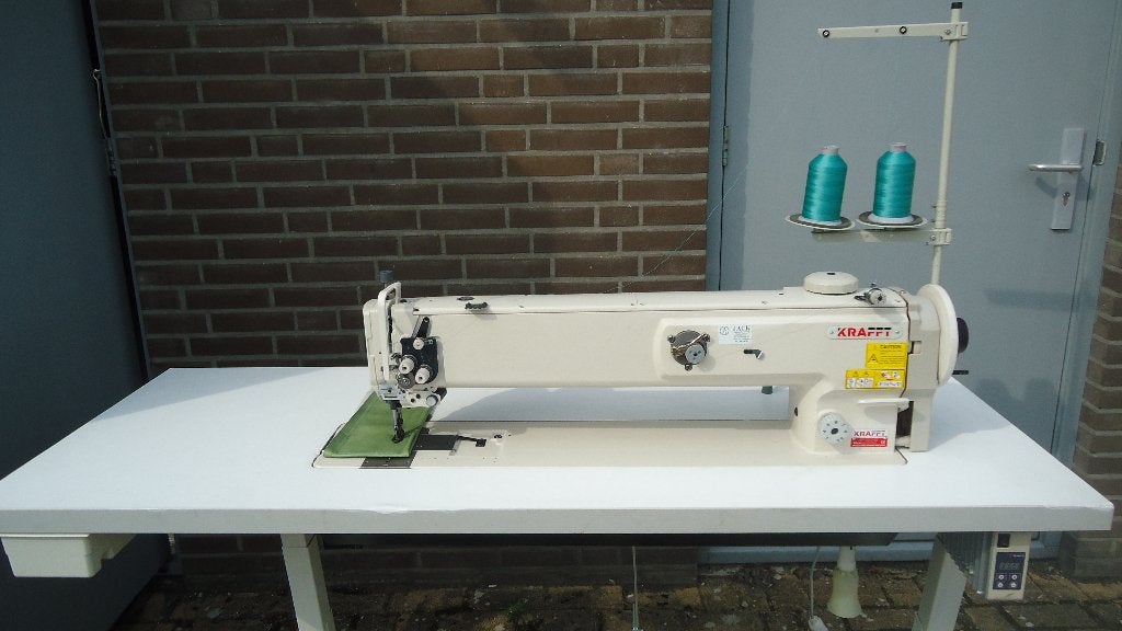 Industrie Machine Krafft 3 Voudig Transport lange arm 65cm, Overige merken, Gebruikt, Ophalen of Verzenden, Naaimachine