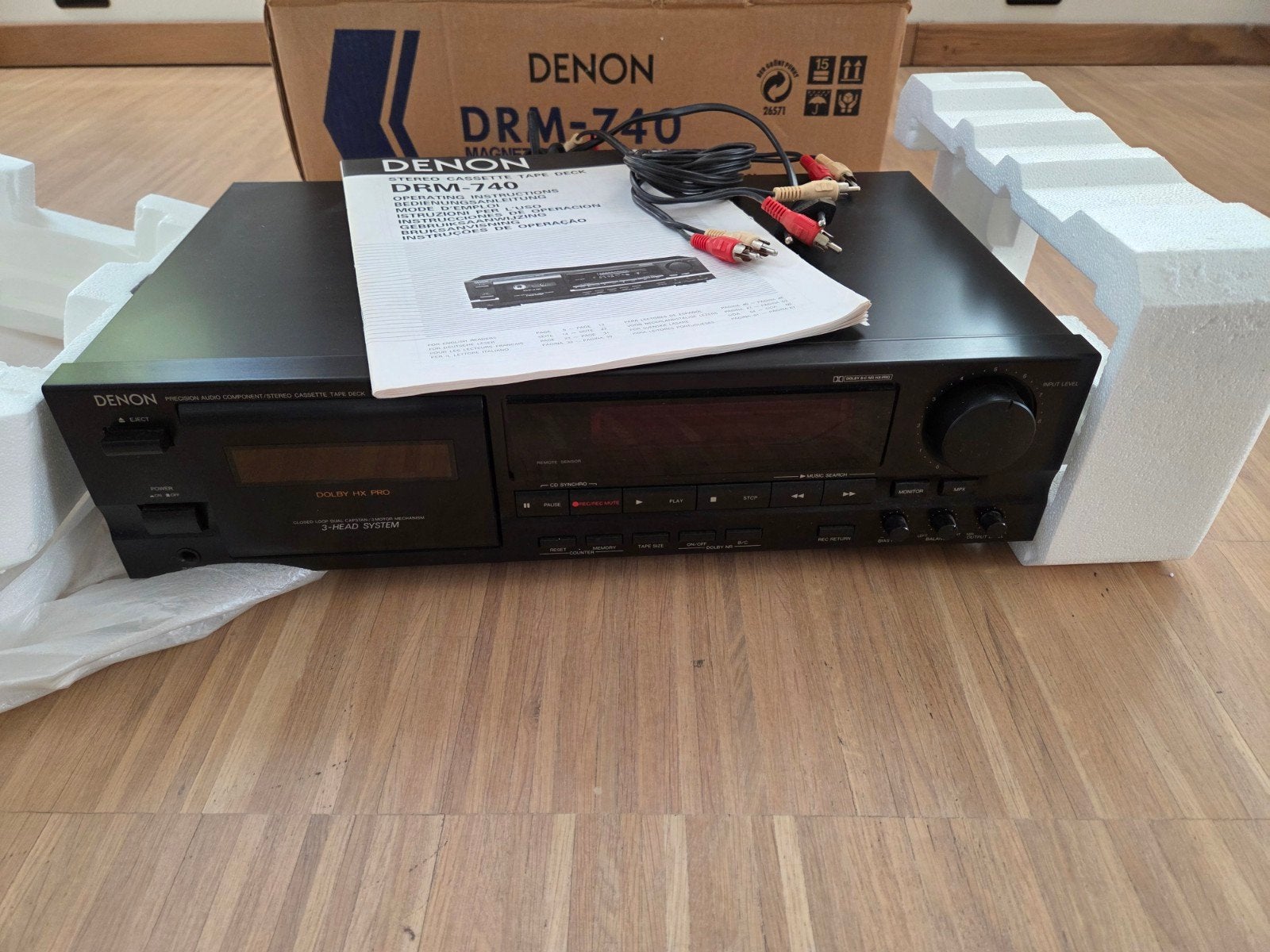 Denon DMR-740 cassettedeck met nieuwe riemen!!, Computers en Software, Servers, Ophalen, Onbekend