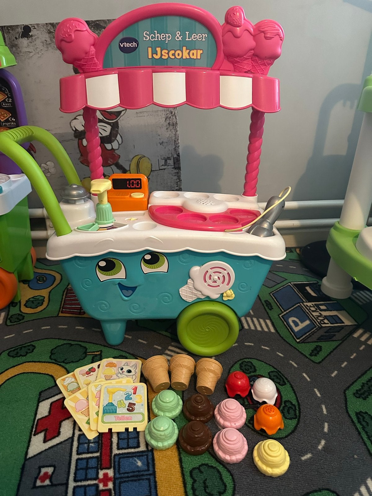 VTech Schep & Leer IJscokar, Ophalen, Gebruikt, Jongen of Meisje