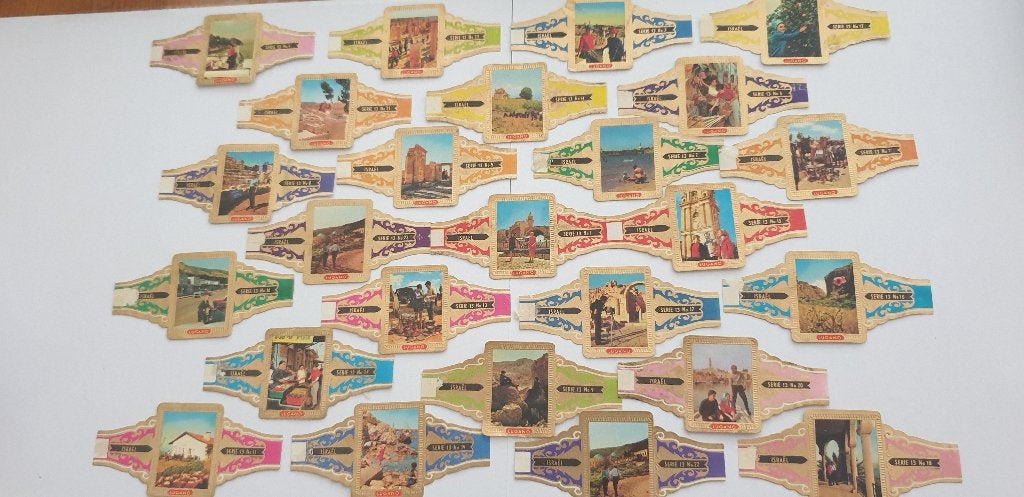 3372 diverse lugano serie 13 israel, Verzenden, Sigarenbandjes