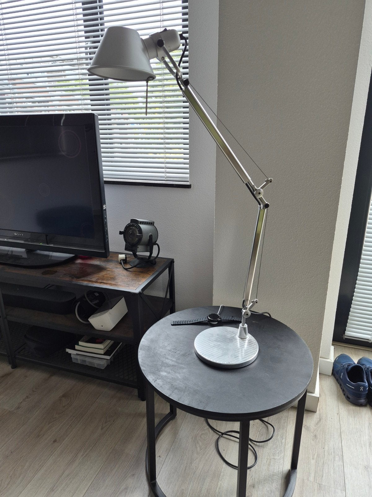 artemide tolomeo, Huis en Inrichting, Lampen | Vloerlampen, Ophalen, 100 tot 150 cm, E27 (groot), Zo goed als nieuw