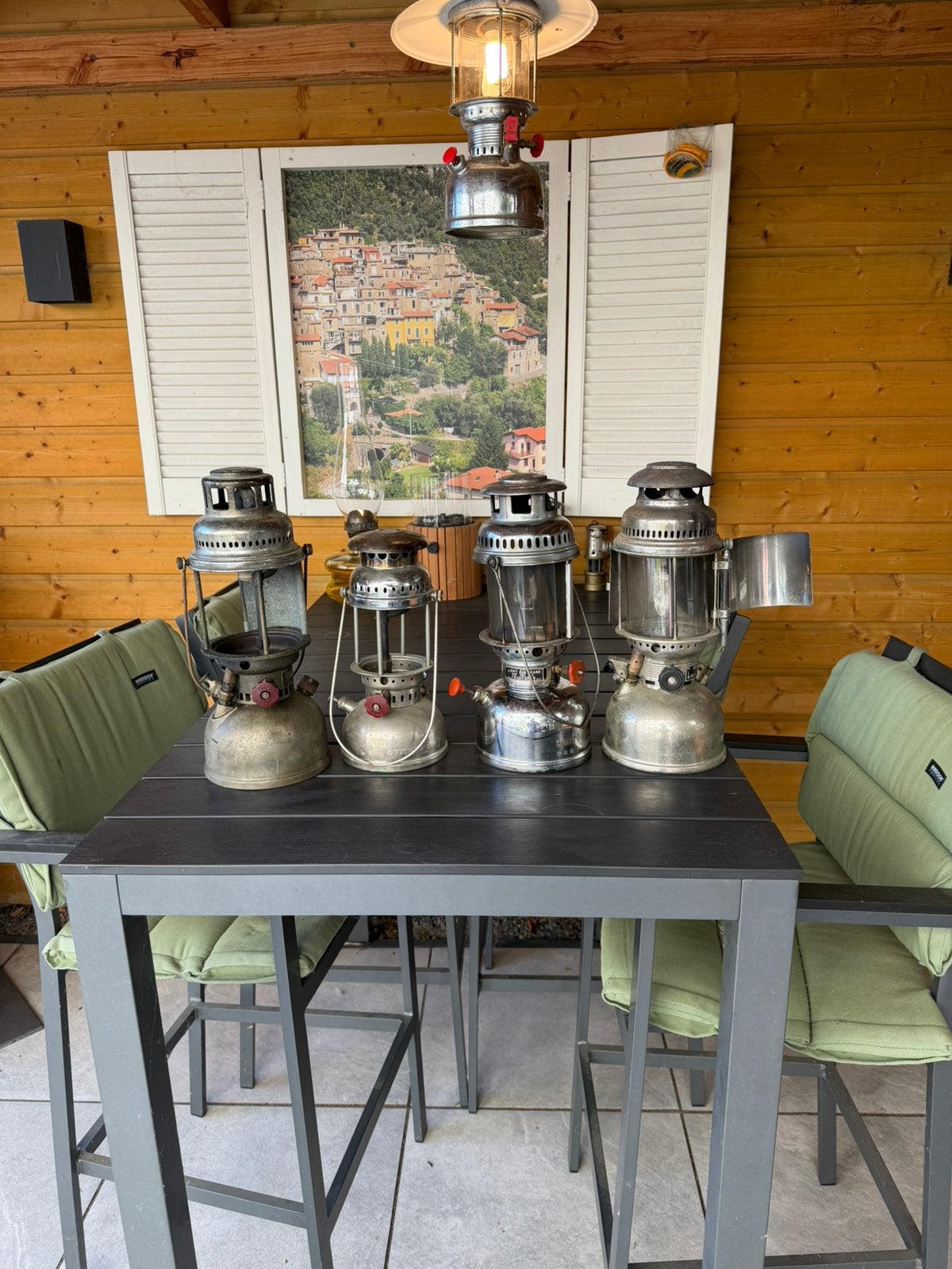 4x petroleum vergasser lampen. Petrolite, optimus, Antiek en Kunst, Ophalen of Verzenden