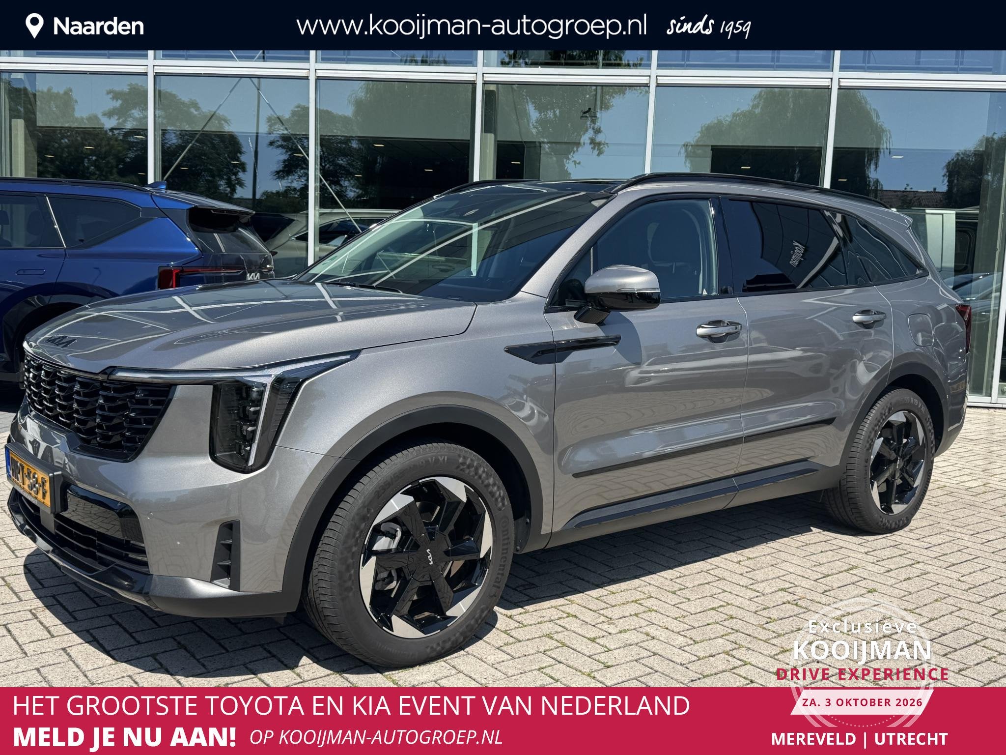 Kia Sorento 1.6 T-GDi Plug-in Hybrid 4WD DynamicPlusLine 7p, Auto's, Gebruikt, Euro 6, 4 cilinders, 7 stoelen